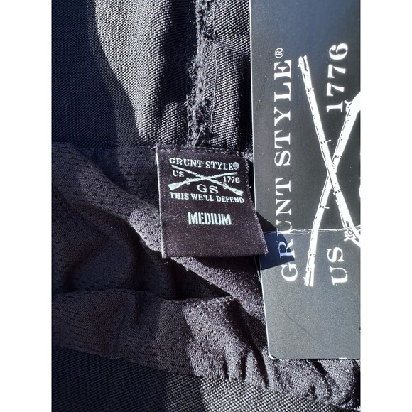 NEW Grunt Style Agility Hybrid Shorts 3” Black Lined Women’s Medium Activewear - Picture 4 of 7